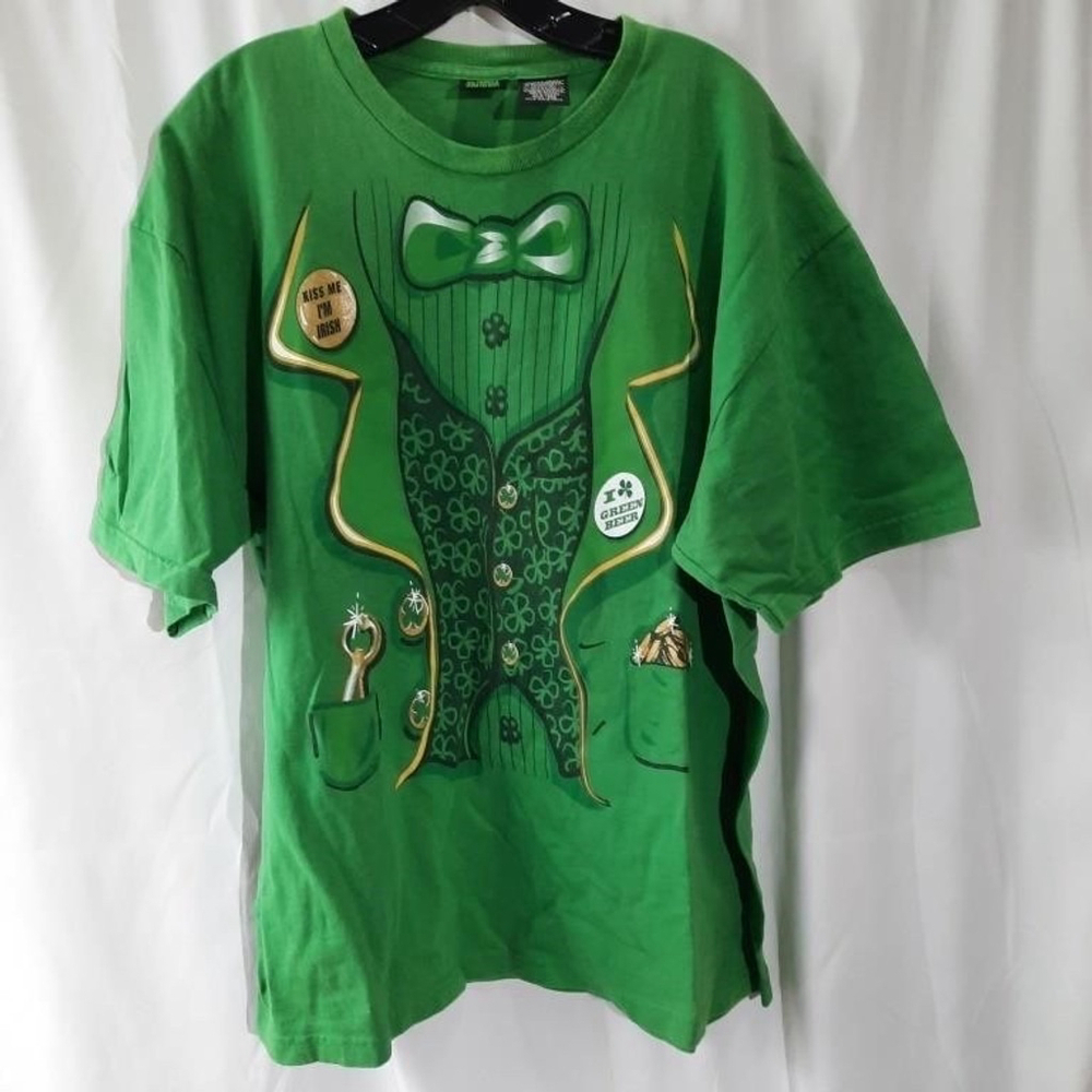 St. Paddy's Lucky Tee Shirt, Men’s XL Green